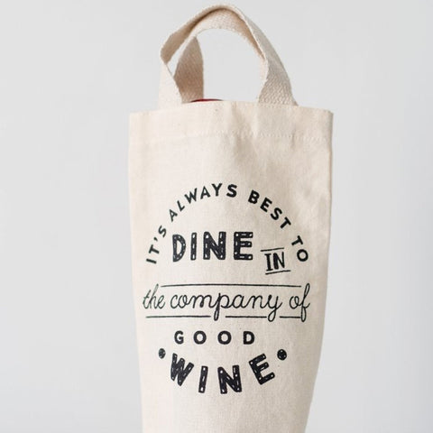 Reusable Wine Tote - Wine & Dine