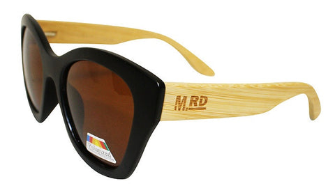 Wooden Sunglasses - Hepburn Black