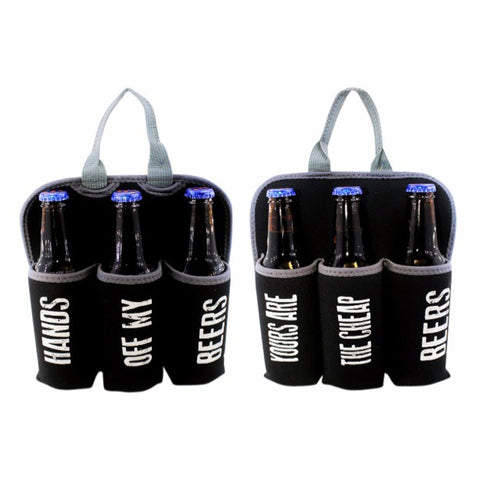 Six Pack Drink Holder - Hands Off My Beers