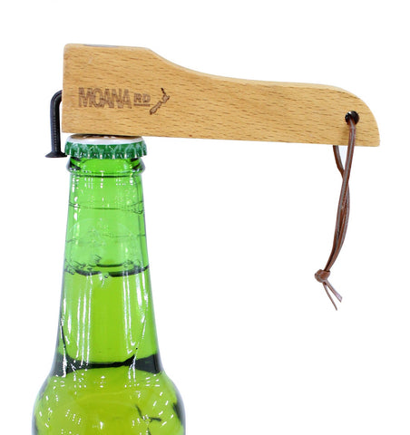 Wood Bottle Opener - Nail