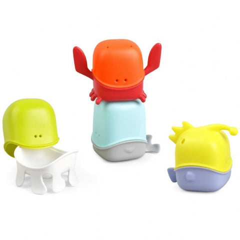 Creatures Interchangeable Bath Toy Cup Set